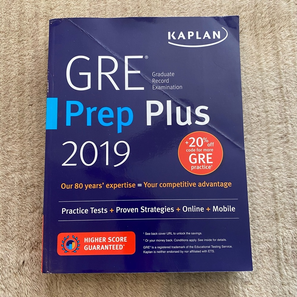 Kaplan GRE Prep Plus 2019